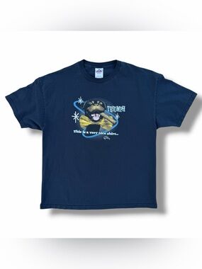 Vintage 2003 Triumph the Insult Comic Dog Conan O'Brien T-Shirt Blue Size XXL